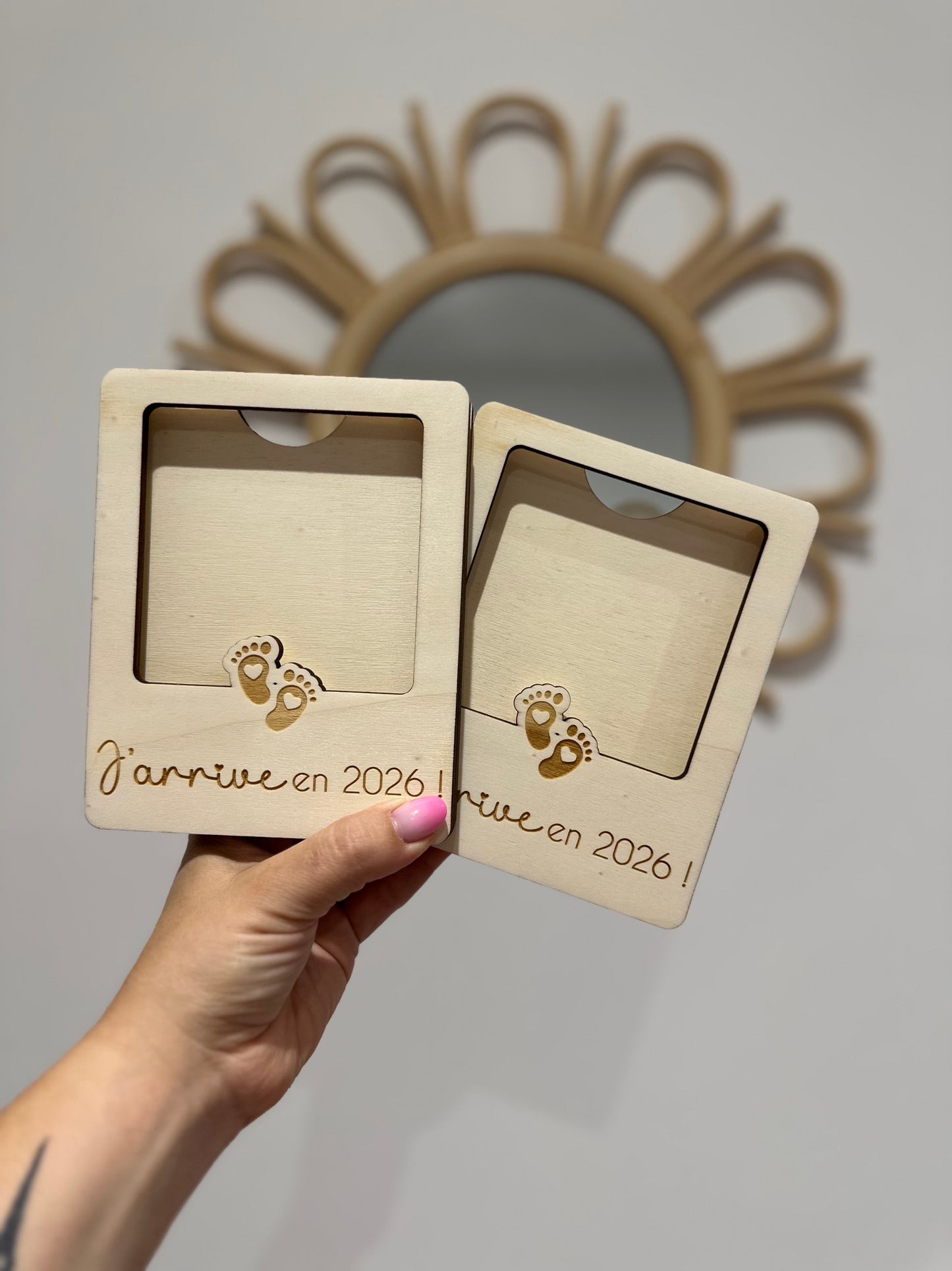 Cadre photo magnétique annonce