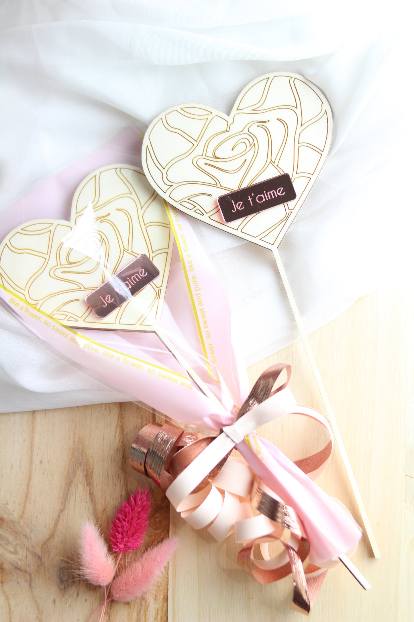 Rose cœur éternelle