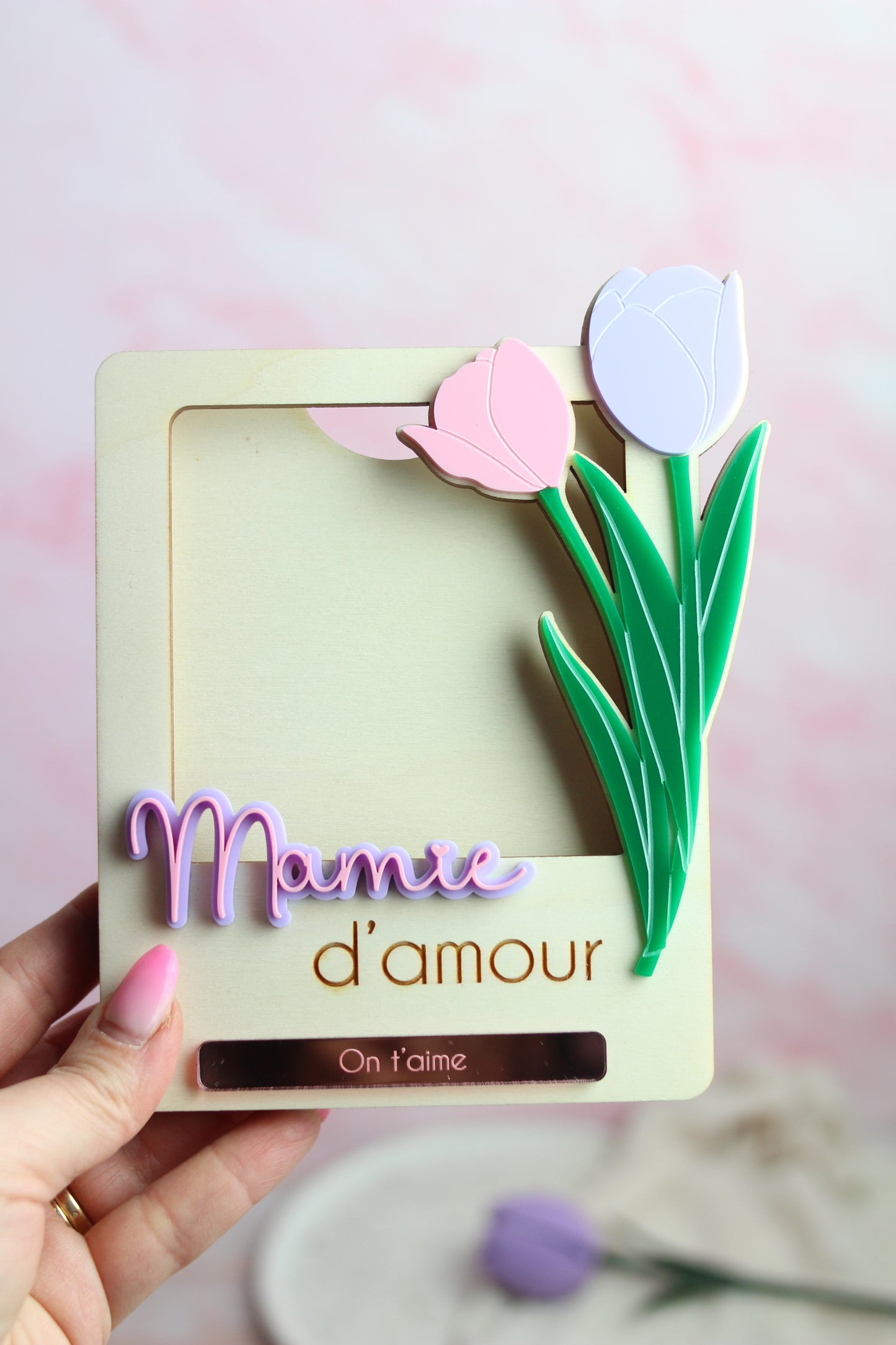 🌷 Cadre Photo Magnétique – Collection Tulipe