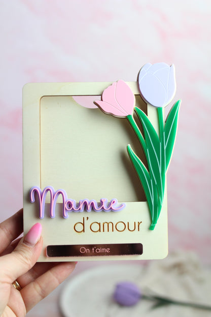 🌷 Cadre Photo Magnétique – Collection Tulipe