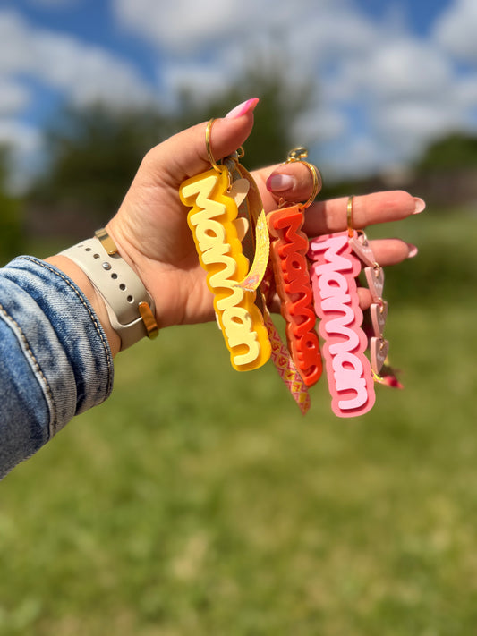 Porte clé MAMAN et ses petits 💕