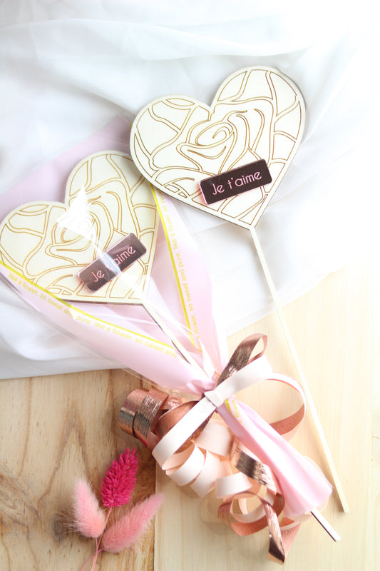 Rose cœur éternelle