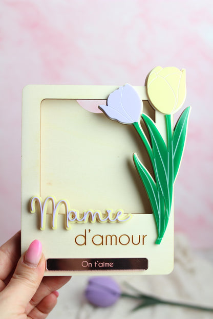 🌷 Cadre Photo Magnétique – Collection Tulipe