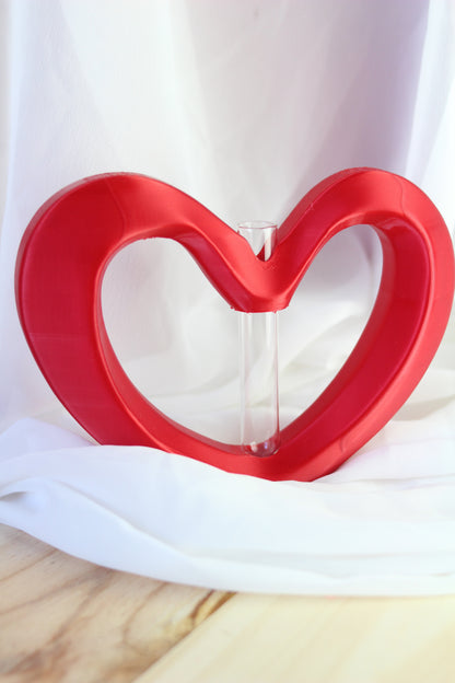 Vase cœur -À la folie