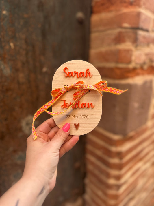 Porte alliance personnalisé- Collection Pep’s